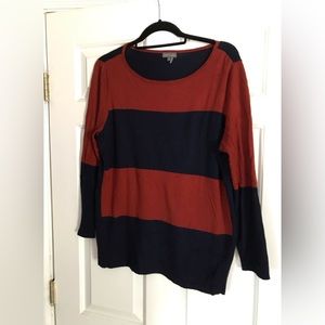 Vince Camuto Color Block Sweater Size 1X